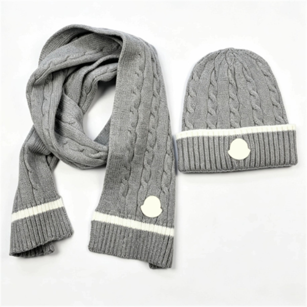 Designer Kids Hat Scarf Sets Baby Boy Girls Knitted Beanie Winter Warm Windproof Childrens Skull Cap Children Beanie Scarves Two-piece Suit for 1-8