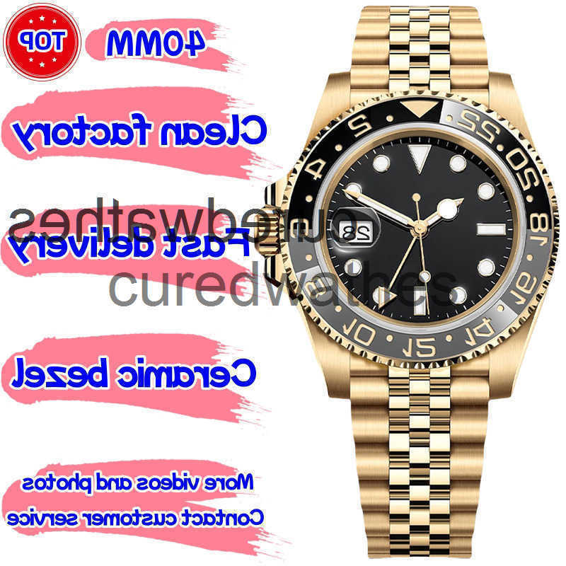 movement Cal3186/3285 Clean Mens Factory Watch GMT Luxury Designer Watches Super Qualtiy Automatic Mechanical Watch Sapphire Waterproof Fast deliver