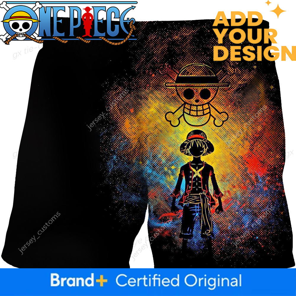 Anime One Piece 3D Printed Men's Fashion Summer Beach Quick-Dry Shorts Factory Direct Sales