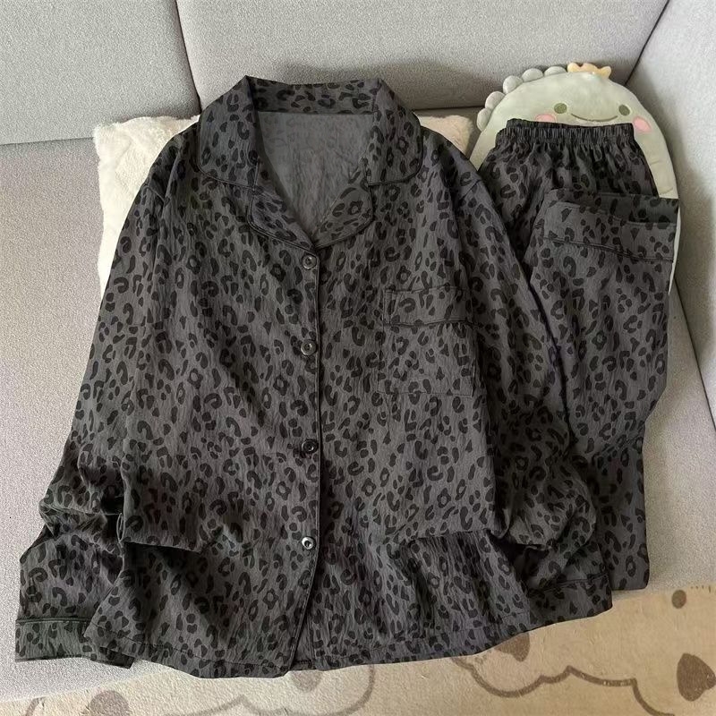 Spring and Autumn Pajama's Long Sleeve Pants Cartoon Cute Beauty Girl Home Clothes Set Can Be Worn Outside y260920