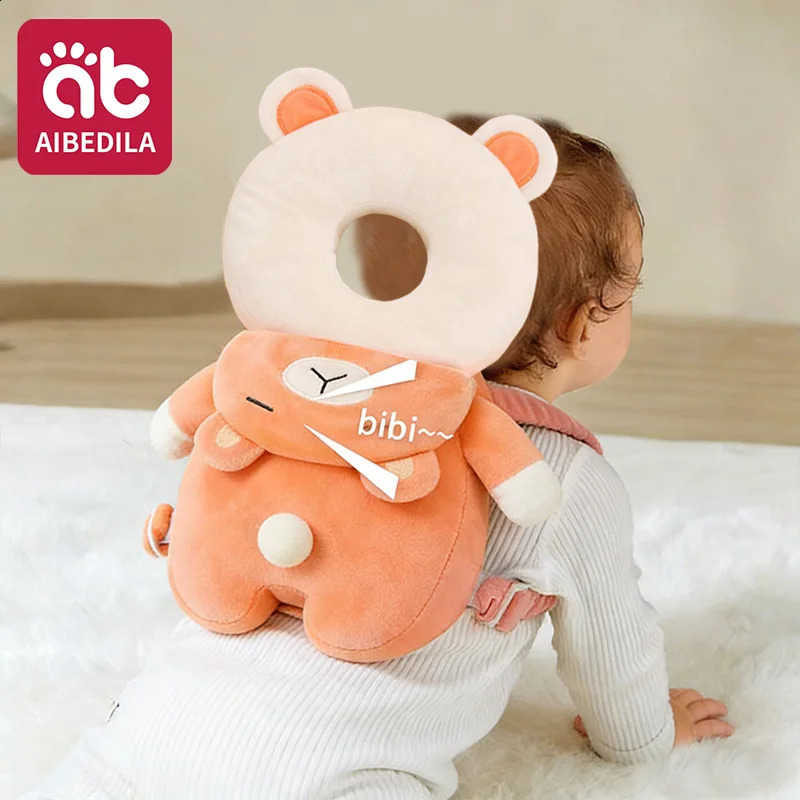 AIBEDILA Baby Head Protector Pillow Cartoon Backpack Toddler Safety Cushion for Learning to Walk born Kids Anti-Fall Support 260920