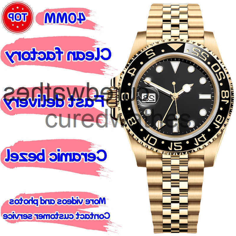 movement Cal3186/3285 Clean Mens Factory Watch GMT Luxury Designer Watches Super Qualtiy Automatic Mechanical Watch Sapphire Waterproof Fast deliver