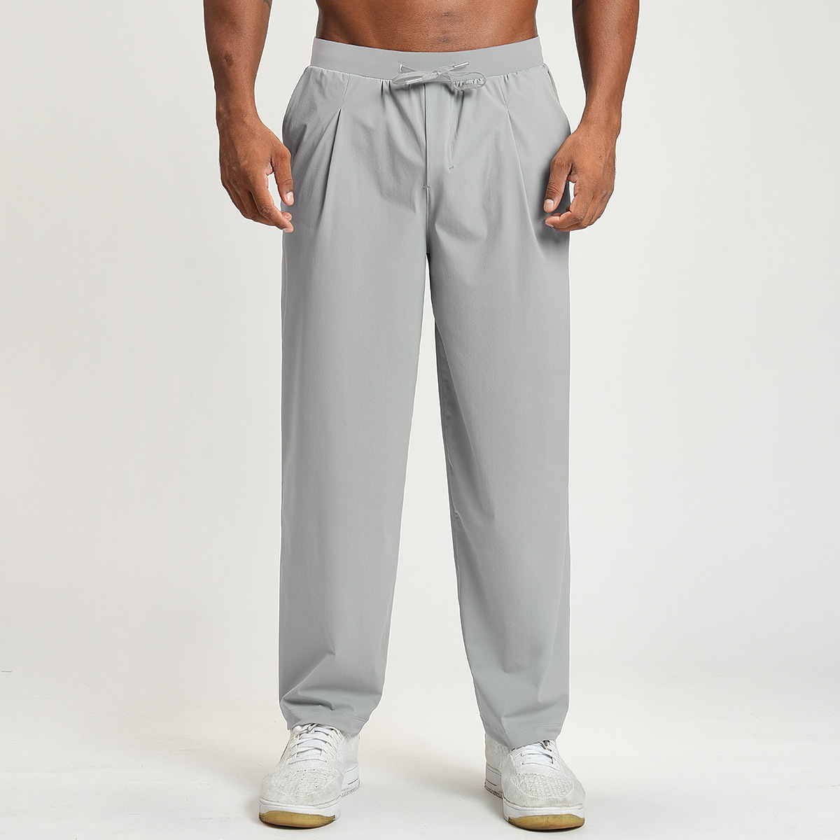 A2664 Men's Quick-drying Pants Outdoor Cycling Sports Hiking Pants Fashion Yoga Pants Sports Leisure Fitness Pants