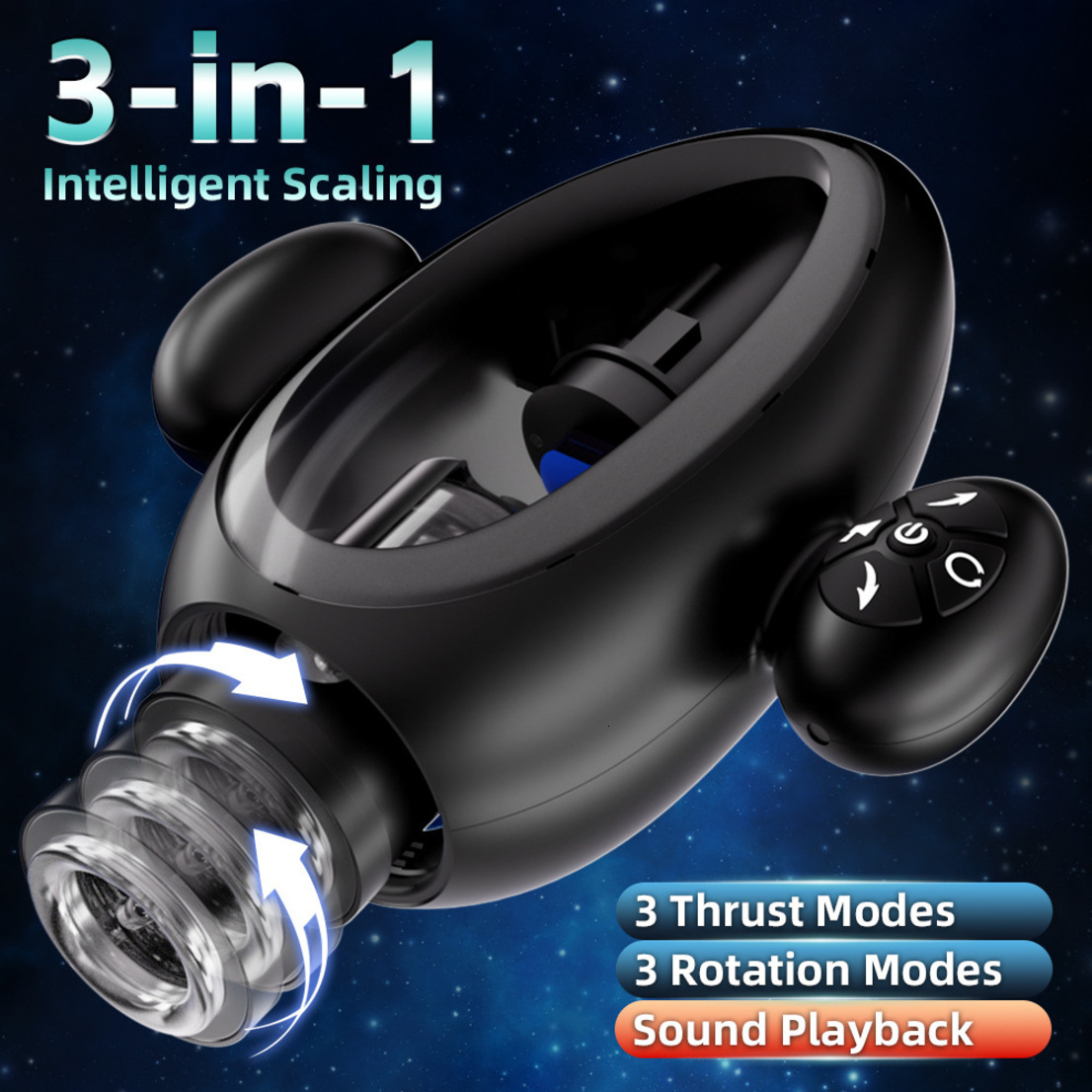 Masturbator male intimate soft massage cup Masturbator Sex Toy Automatic Thrusting Rotating Male Masturbation With Handle Aircraft Cup JA06