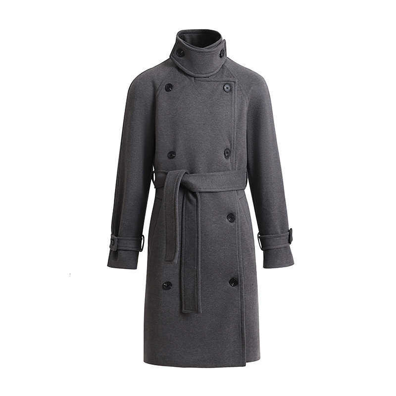 Wool Blends Men's Male Big Size Business Jackets 8XL Plus Size Woolen Jacket Men Autumn Winter Long Coat English Style Jacket 2026 D260921