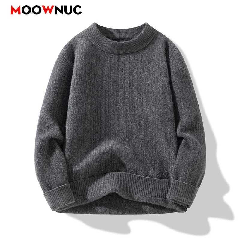Pullovers Men's Clothing Streetwear Sweater For Men Men's Sweat-shirt Knit Spring Autumn Fashion Casual Hombre Warm Solid Male S260921R4ST
