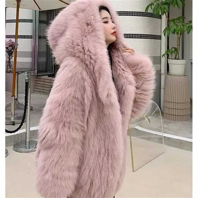 Autun Feale Winter Iitation Fur 2024 Lab Plush New Coat Women's id-Length Korean Loose Plush Sheep Shearing Coat Thickening D260921