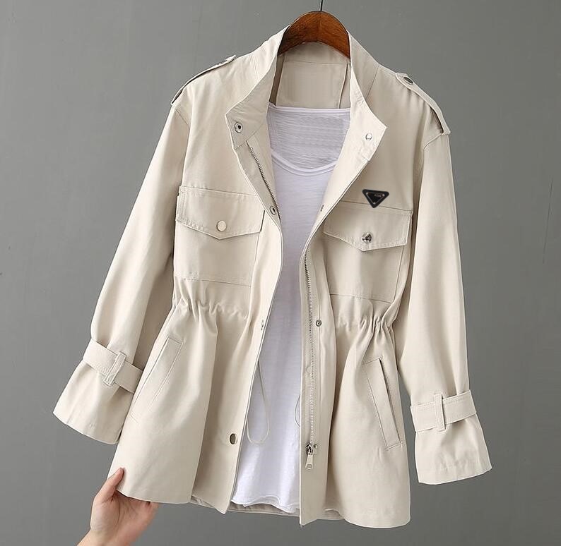 Women's Jackets for casual New windbreaker loose Designer jacket long sleeved pink Outerwear women Luxury coat