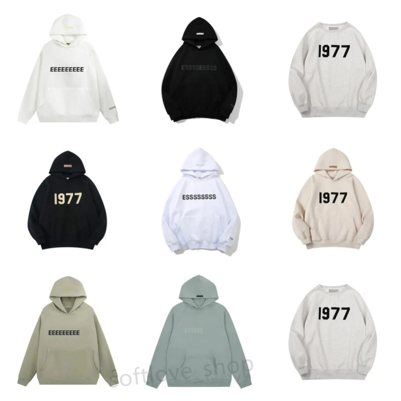 Designer Kids Clothes Loose Fit Oversized Sweatshirt Jogger Pants Set Boys Girls Letter Print ESS Streetwear Crewneck Sweatpants 2 Piece Outfit Casu