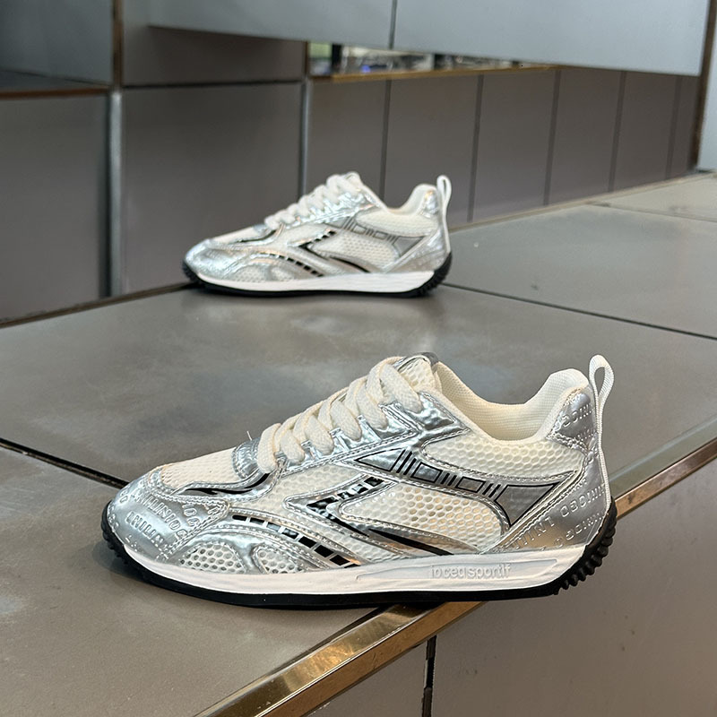 Trendy casual shoes for Casual shoes men, new summer breathable mesh thin color-blocked Gump shoes, low-top Designer shoes soft-soled men's sne