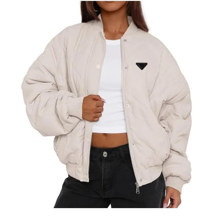 Designer Woman Down jacket fashionable zipper puffer jacket autumn and winter women baseball jacket women's cotton jacket