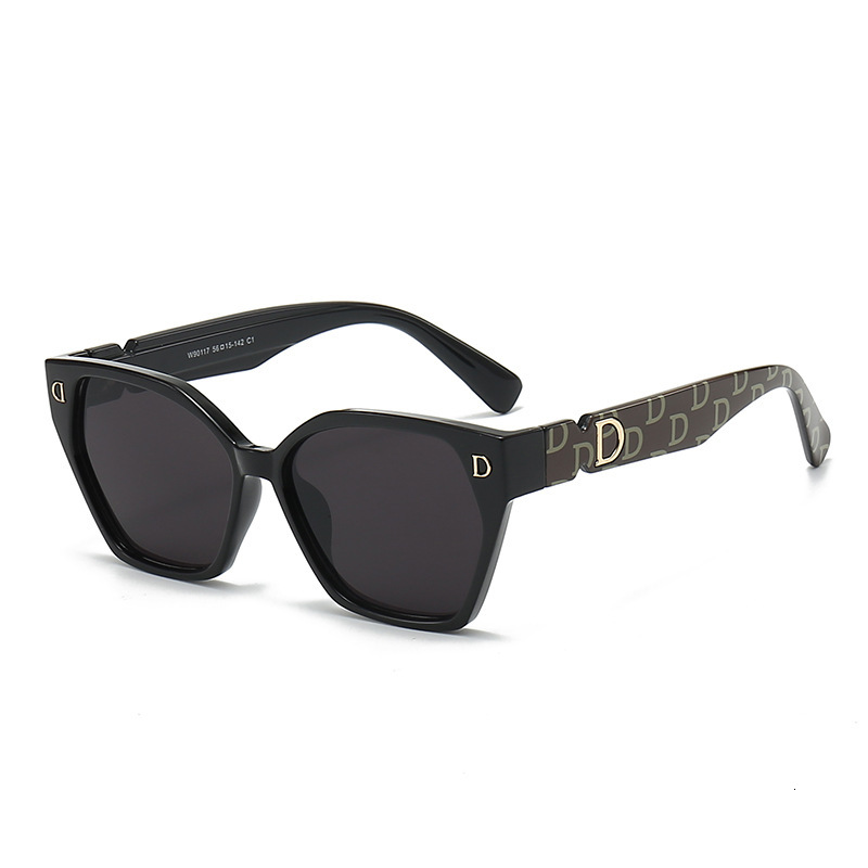 90117 New Trendy Cat Eye Sunglasses For Men And Women, High-End Personality UV Protection Fashion Sunglasses, In Stock Wholesale