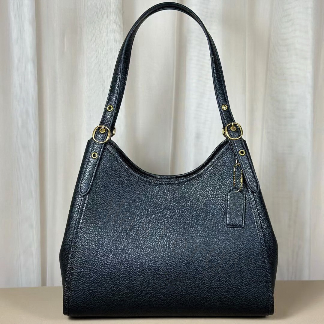 Erin Shoulder Bag Designer Luxury Totes Women Handbag Large Capacity Shopping High Quality Ladies Fashion Casual Purse Leather Underarm Wallet BlacK