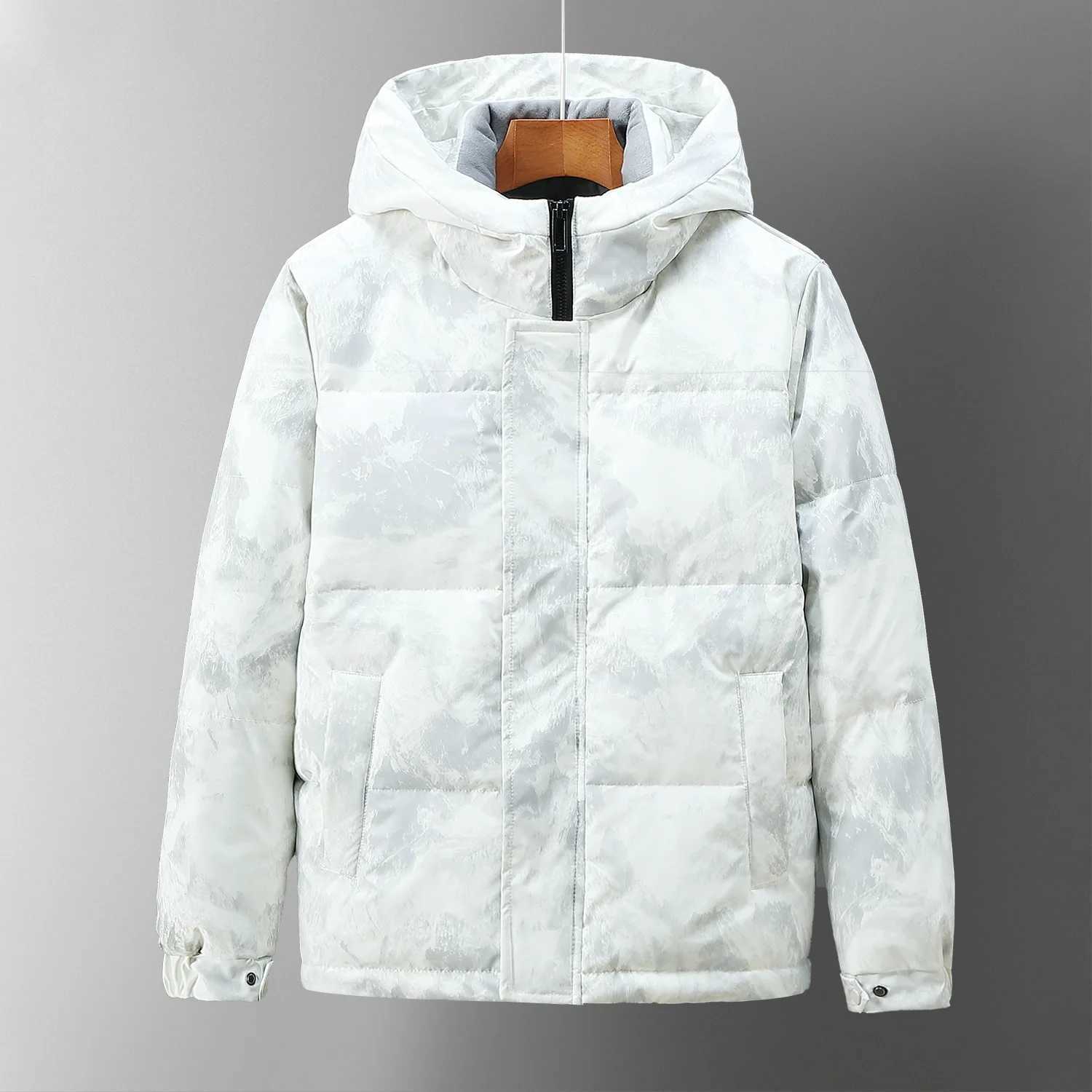 New Fashion Men Hooded Winter Duck Down Coats Thicker Warm Down Jackets Casual Parkas Quality Male Outdoor Windproof Jackets 3XL Q260921