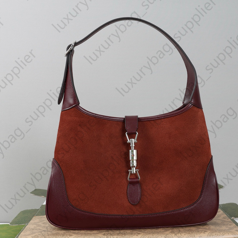 Suede Underarm Bag Luxury Designer Armpit Shoulder Bag Purses Handbag Canvas Sac De Luxe Classic Letter Print Hardware Vintage Designer Bag Internal