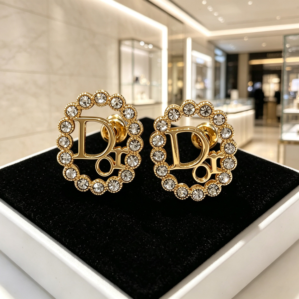 designer 26 New oval-shaped diamond stud earrings, luxurious fashionable design with a classic elegant look, perfect everyday wear and versatile for