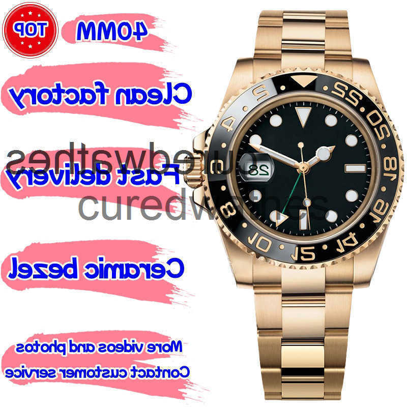 Mens Clean Factory Cal3186/3285 movement Watch GMT Luxury Designer Watches Super Qualtiy Automatic Mechanical Watch Sapphire Waterproof Fast deliver