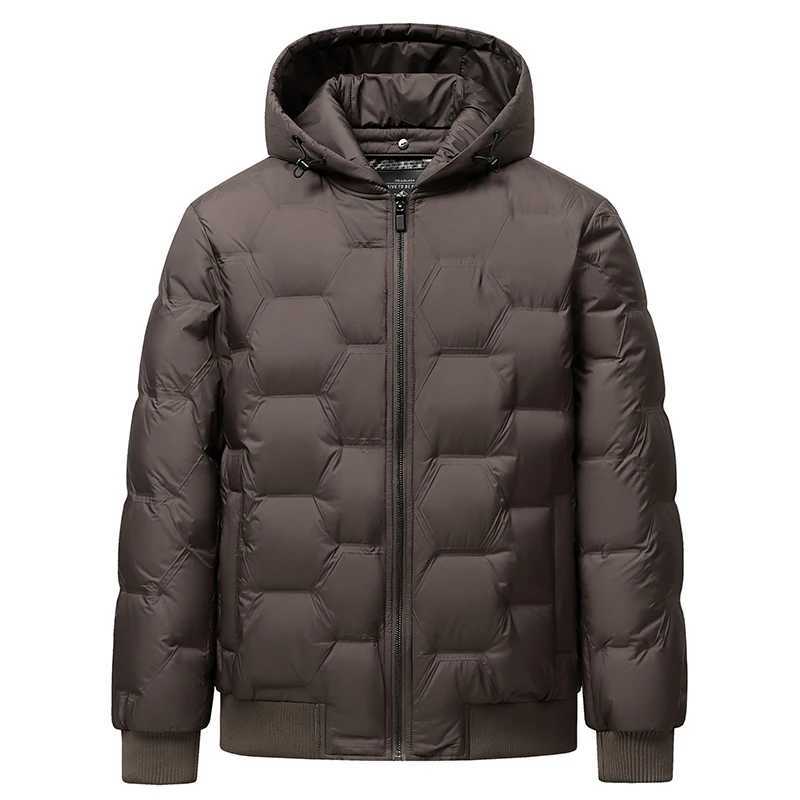 New Arrival 2026 Winter Men's Baseball Collar Duck Down Jackets Detachable Hat Casual Windproof Warm Puffer Coat Daily Outerwear Q260921