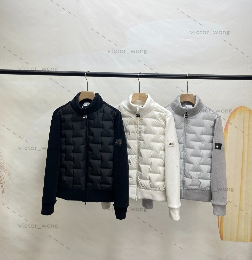 Designer Women Short Quilted Padded Jacket Stand Collar Down Zip Up Lightweight Warm Winter Coat Outerwear