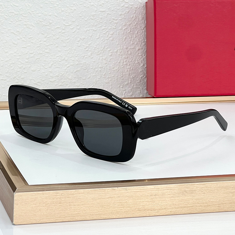 Luxury designer womens SL M130 rectangular pillow shaped sunglasses Fashion Vintage womens mens black frame rectangular glasses sports and leisure s