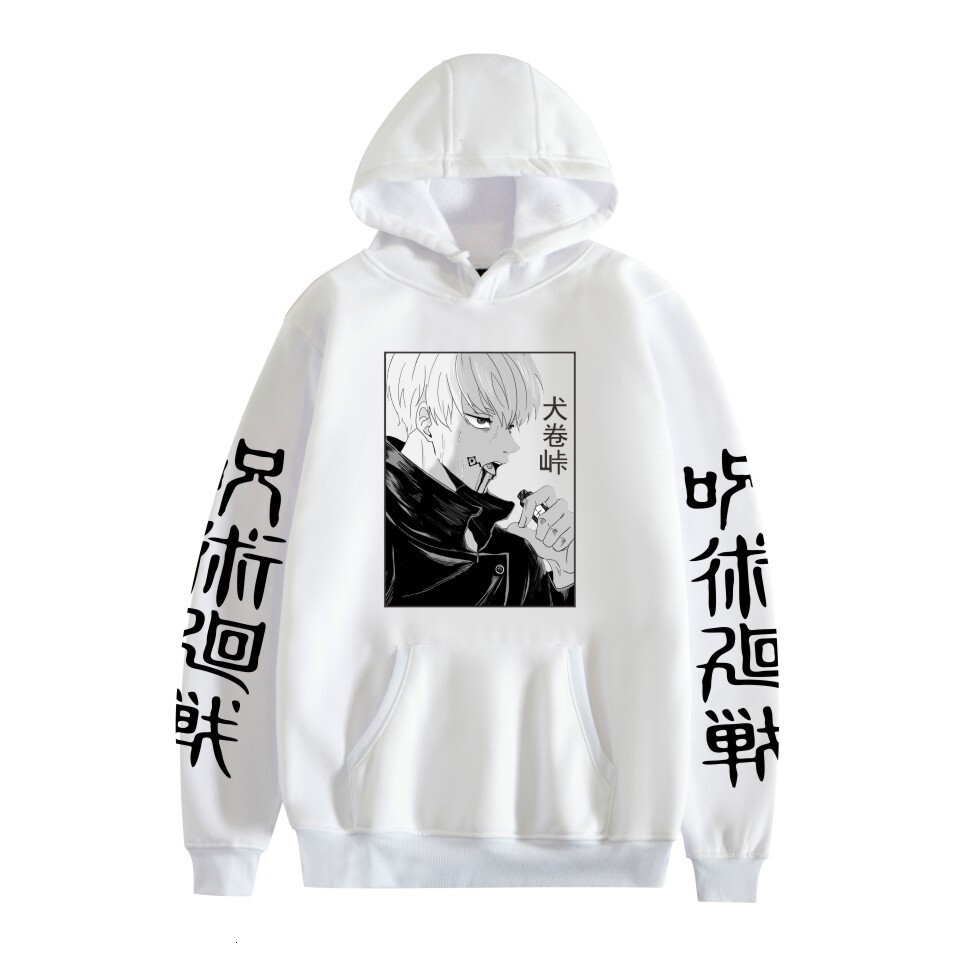 Jujutsu Kaisen Gojo Satoru Spell Return Inugami Volume Spring Hooded Sweatshirt Unisex Pullover European Size designer clothing men Anime mens cloth