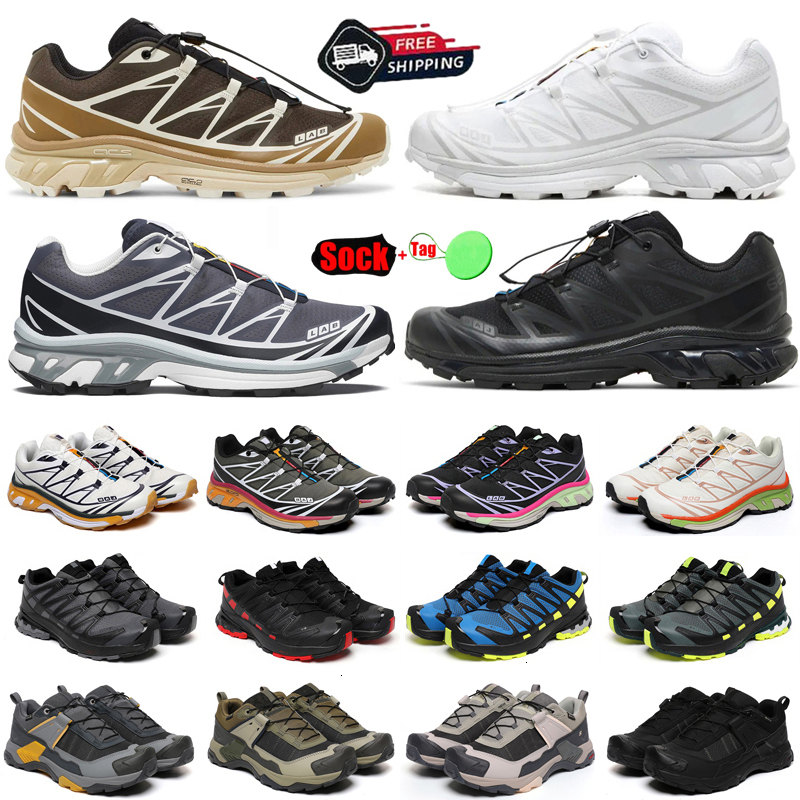 Designer Trail Running shoes Xt6 XA Pro 3D XT-6 ADV ULTRA 5 Mens Womens Sneakers Classic Triple Black Silver Grey Brown White Green Sports Outdoor H