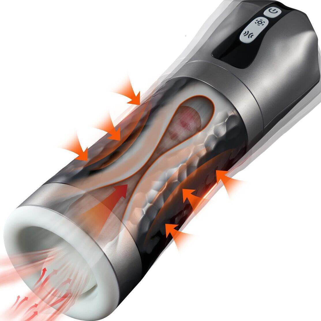 male intimate soft massage cup Masturbator Rogge Deep-Throat Cup, Fully Automatic Thrusting Masturbator, Electric Suction Cup For Men, JA13
