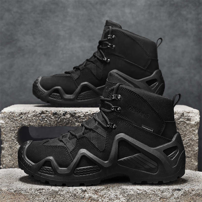 Ankle Hiking Shoes Boots Climbing Men Outdoor Boots Men Tactical Boots Army Boots Mens Military Desert Waterproof Work Safety Shoes H260921