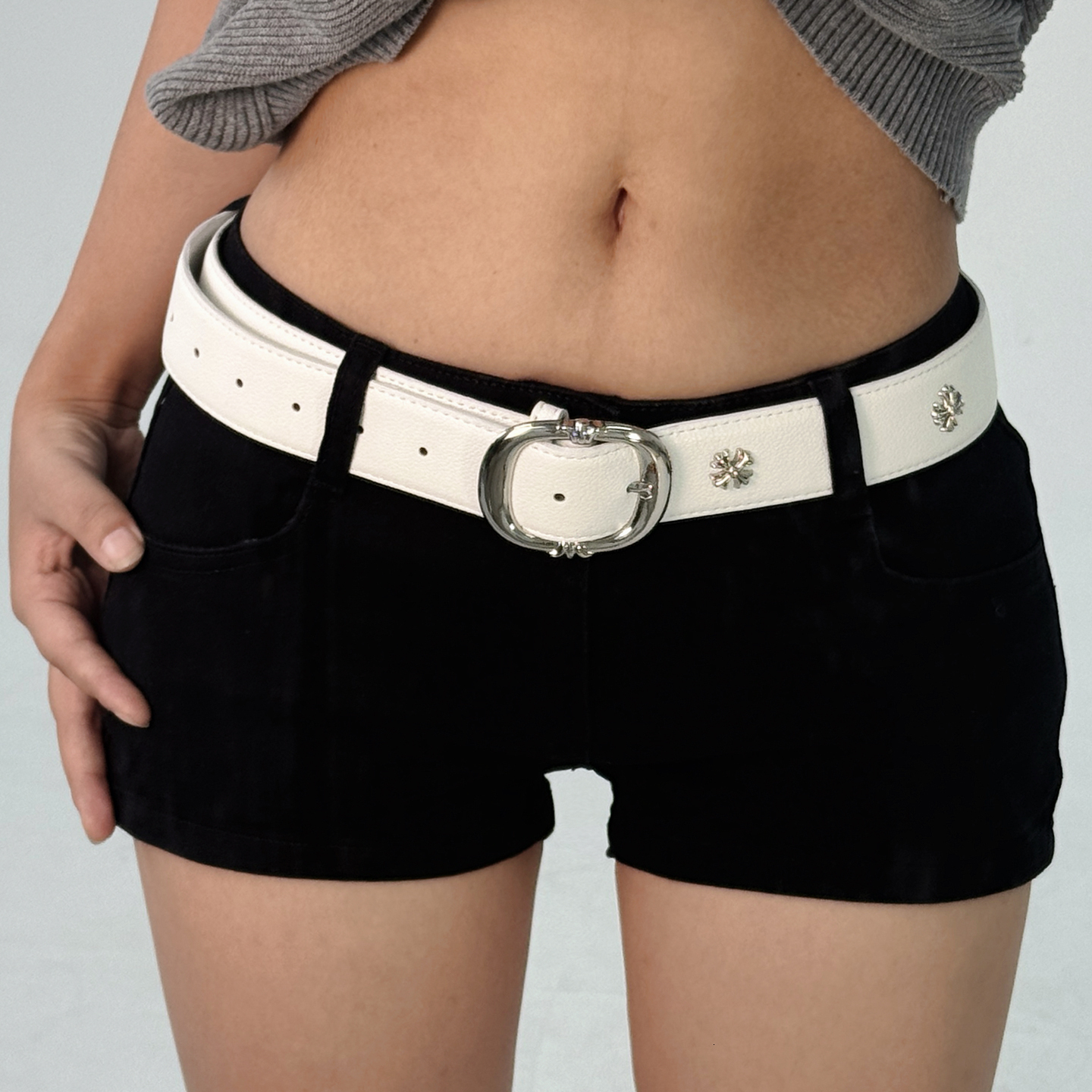 Accessorio per la vita da donna, decorativo per jeans, design unico, gonna in vita di nicchia, stile americano vintage, cintura in pelle sexy