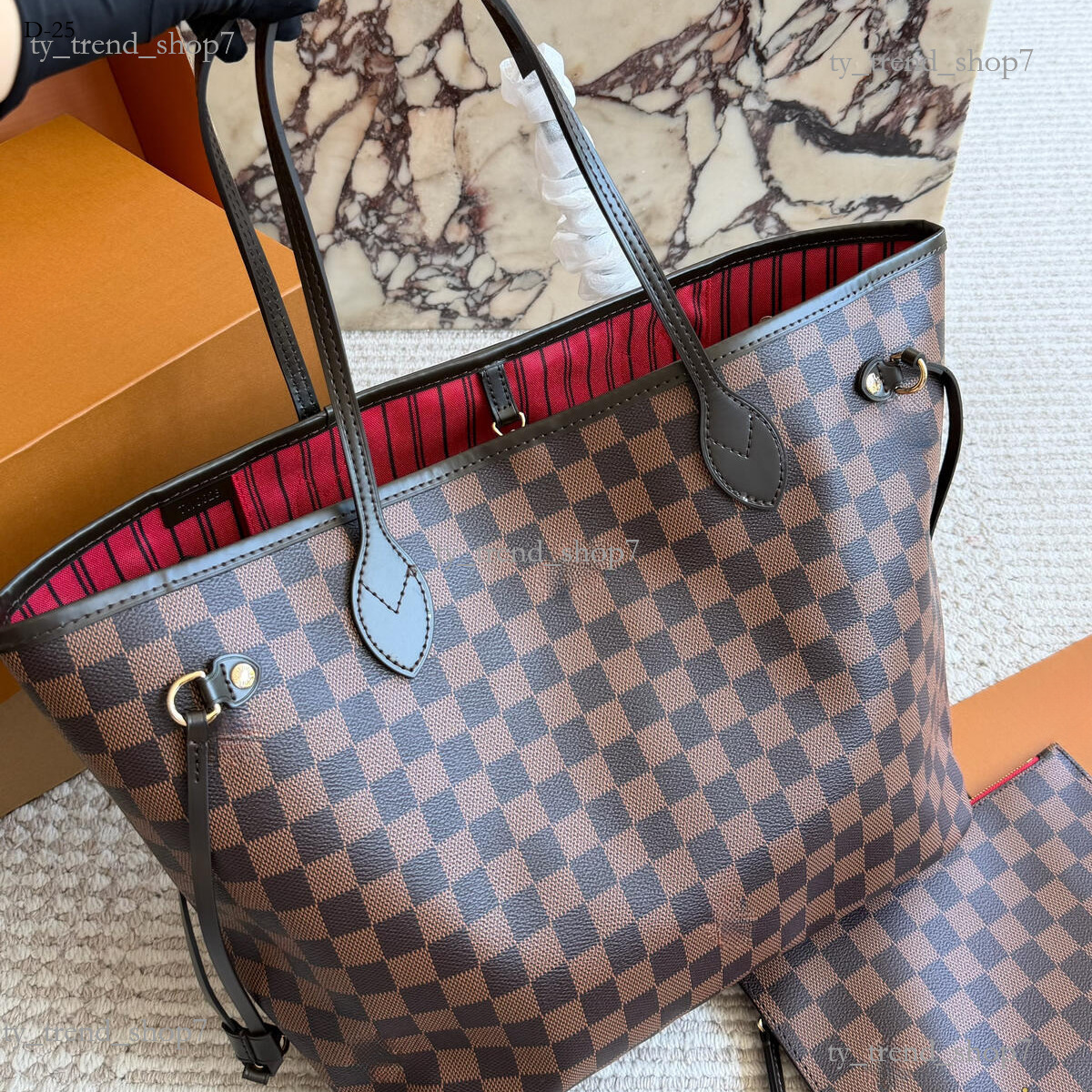 high quality neverfulll pm best quality inside out bb Tote Shoulder MM Leather tote Large Handbag Mini Purse Classic Flower Bag
