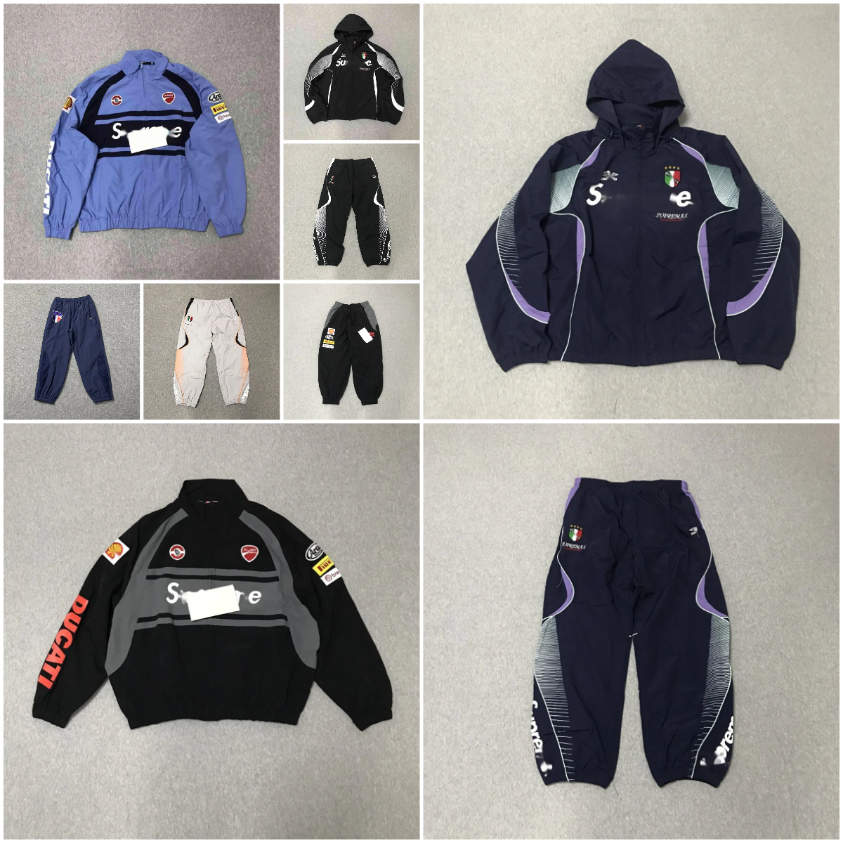 Trainingspakken voor heren Sportjassen drill Ducati SPM Windjack Trainingsjassen met capuchon Voetbal Runner-jassen Sweatshirt Winddichte straatspor