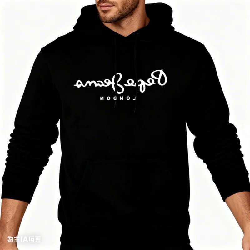 Men's Men's Casual Hoodies Sweatshirts Hoodie 3D Simple Letter Printed Polyester Long sleeve Tops Outdoor Street Cool Spring And Autumn Ho