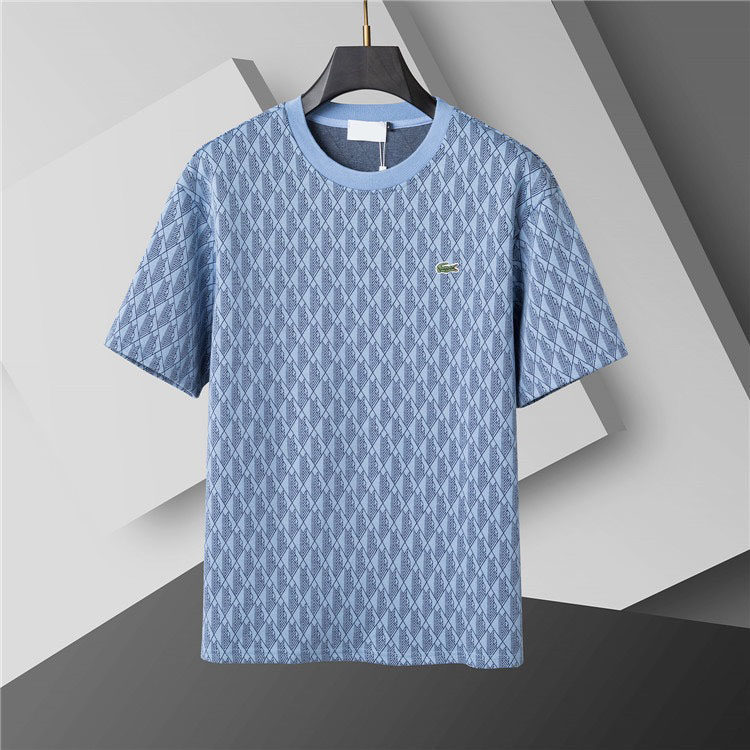 Men's Plus Tees & Polos Round neck embroidered and printed polar style summer wear with street pure cotton M set shorts tshirt set w4tg