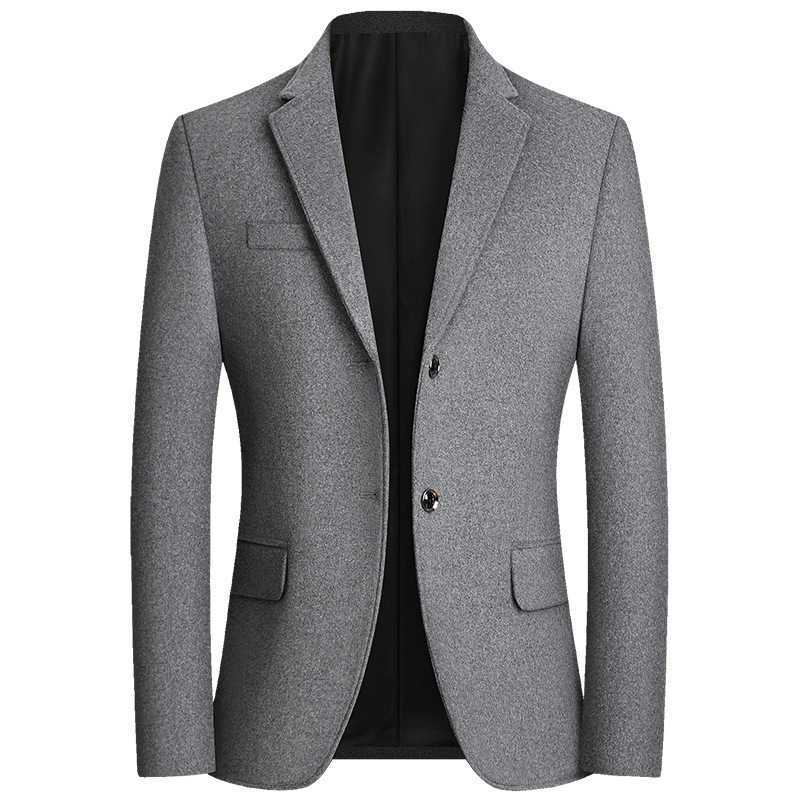 Suits Men's Men Wool Blends Blazers Coats Cashmere Business Casual Formal Suits Coats Good Quality Male Slim Fit Blazers Jackets Blazers Coats