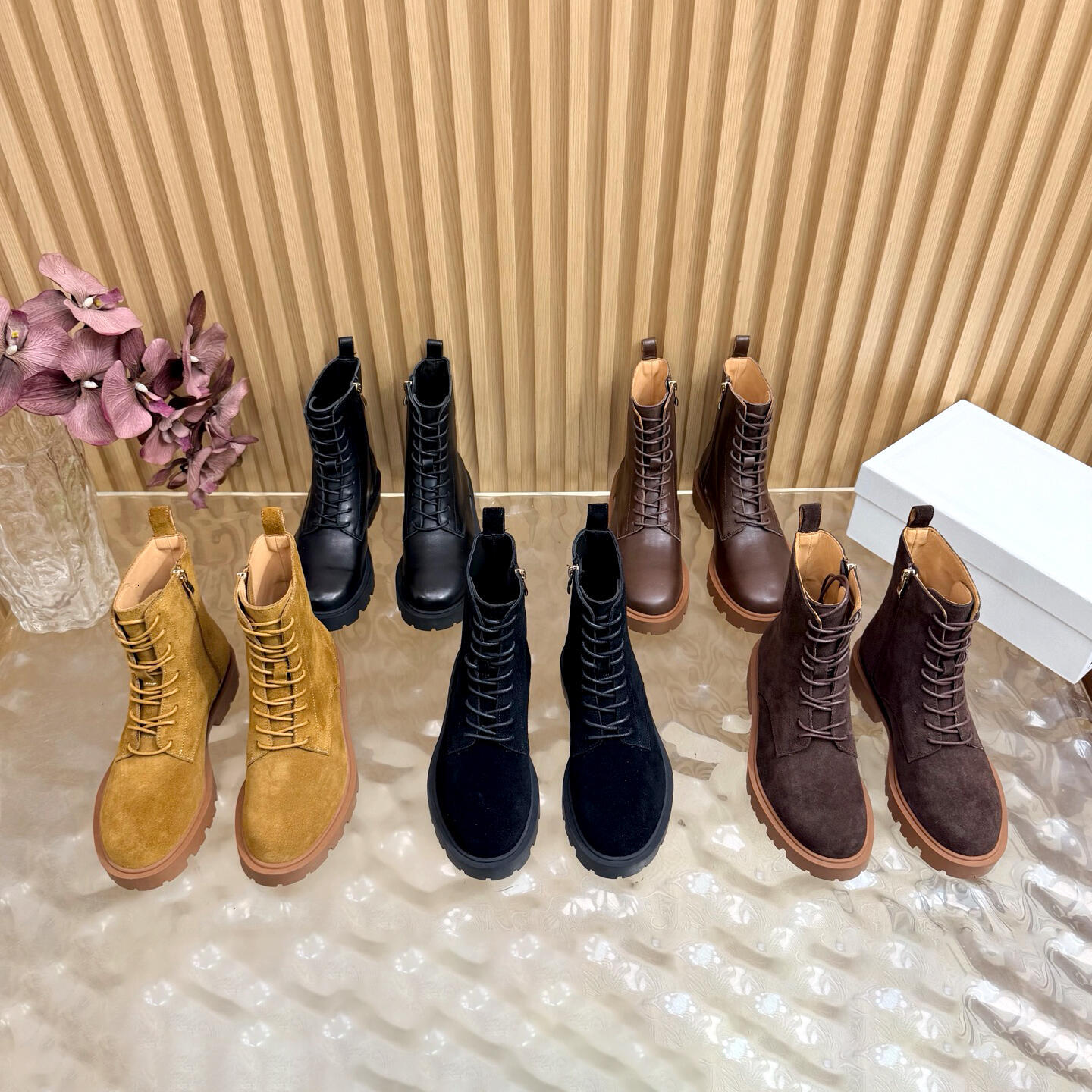 Autumn winter Thigh-High boot dress shoe Fashion Sexy Heel Vintage Western luxurys Knee Boots Suede Designer Outdoor Vacation Cowboy Boots Mid Calf