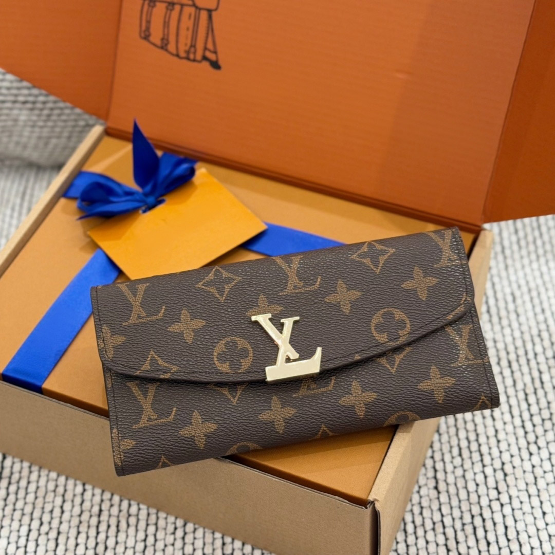 5A New Top Quality Designer Long Purses Monogram Empreinte Wallets Unisex Card Holder Porte Carte Passport Pouch ID Case Women Men Bag Vintage Pebbl