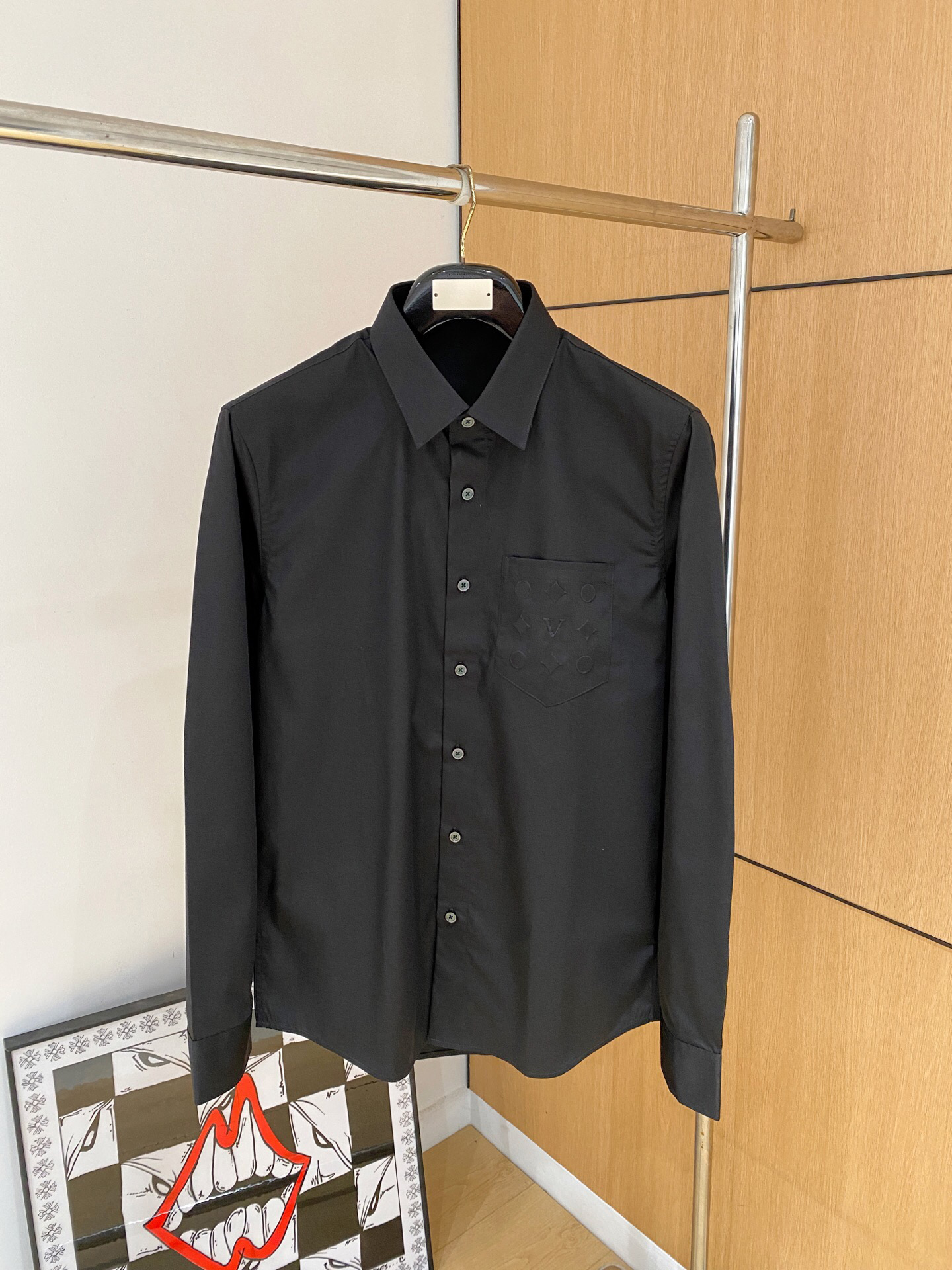 Mens Designer Shirts Brand Clothing Men Shorts Sleeve Dress Shirt Hip Hop Style High Quality Cotton Tops 17018