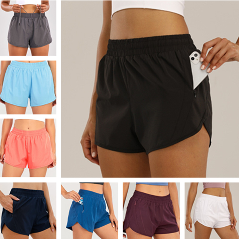 Ensemble de yoga pour femmes, short avec poches zippées pour le fitness, les sports décontractés pour femmes, les faux sports en deux pièces pour