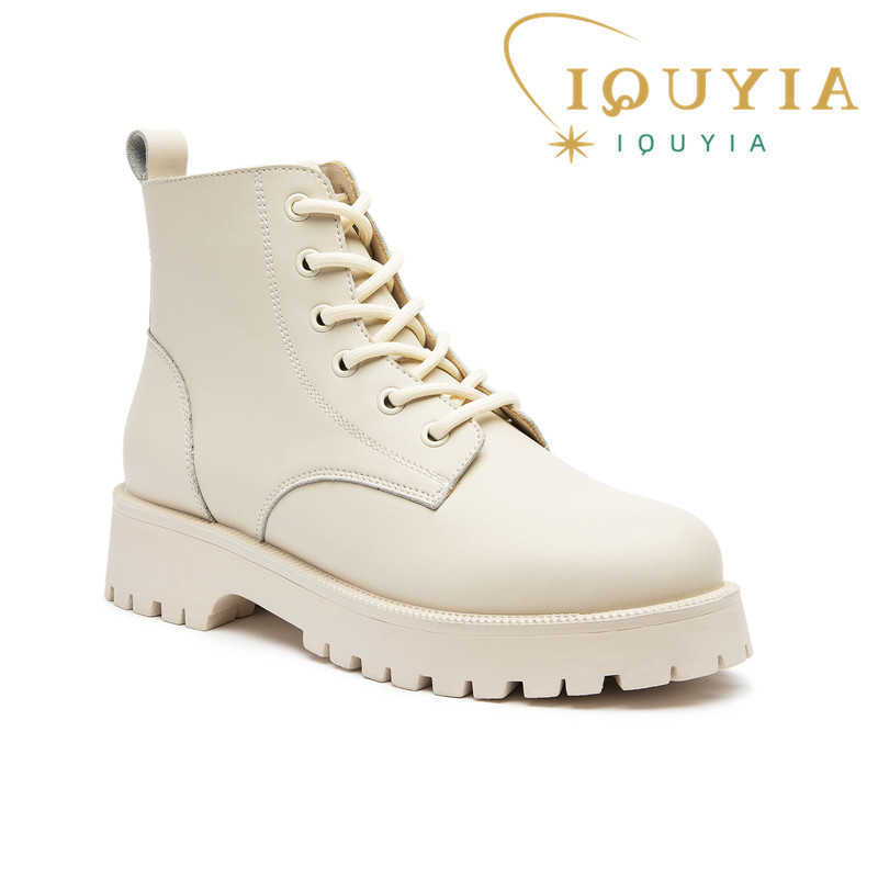 Genuine Boots Boots Women Ankle Leather 2026 New Autumn Fashion Women Short Boots British Style Thick-soled Women's Motorcycle Boots H260921