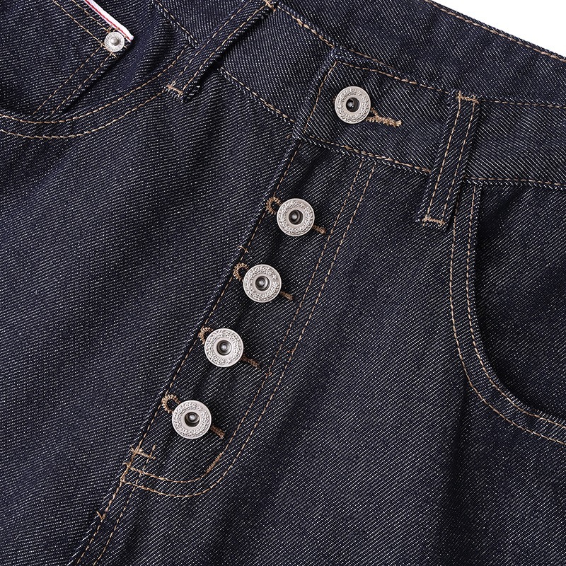 Y2K Jeans da uomo vintage dritti bootcut a cinque bottoni rivetti lavaggio rinforzato casual streetwear pantaloni in denim per uomo 26L0921