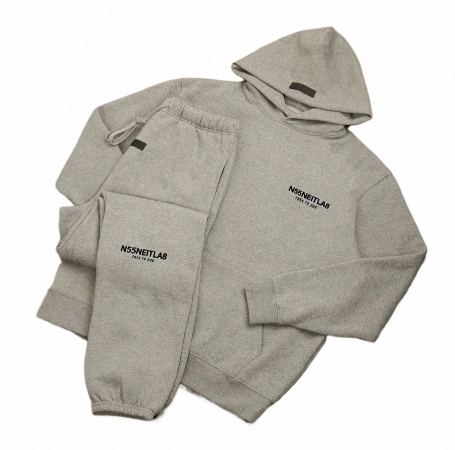 essential designer hoodies men tracksuit baggy sweatpants mens woman same style loose fit Letter print daily fall winter soft hoodie track suit Stre