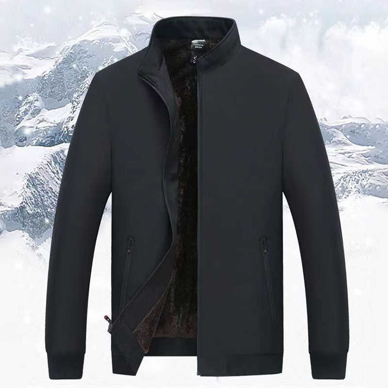 Thermal Blends Men Men's Wool Warm Winter Jackets Casual Fleece Lining Coats Windproof Casual Business Jacket Thick Warm Outdoor walking Outerw