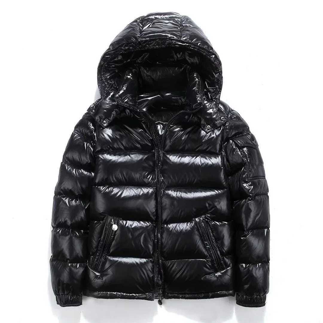 Warm Coat Mens Parkas Glossy ets Solid Color Parka Coat Men's Fashion Winter Jacket Men Parkas Thicken Winter Parkas Q260921