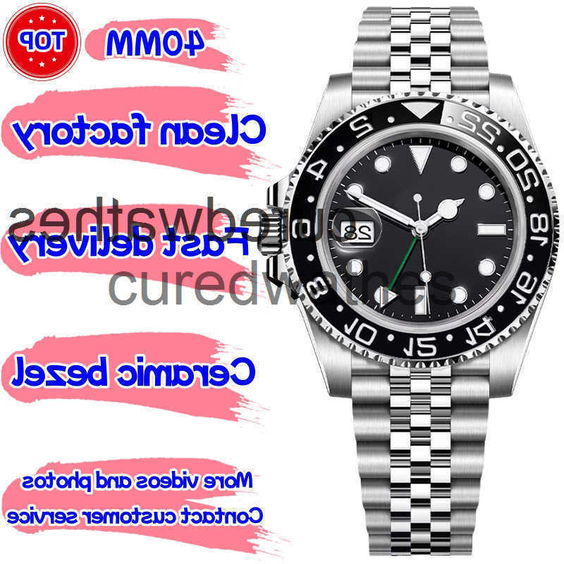 Watch GMT Luxury Designer Mens Watches Clean Factory Super Qualtiy Cal3186/3285 movement Automatic Mechanical Watch Sapphire Waterproof With Box NQU