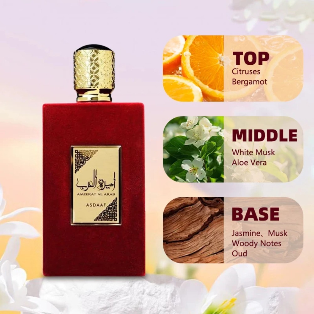 New 100ml Arab Eau de Parfum Spray For High Quality Arabian Perfume Long lasting Attract Women Men Fragrance W260921