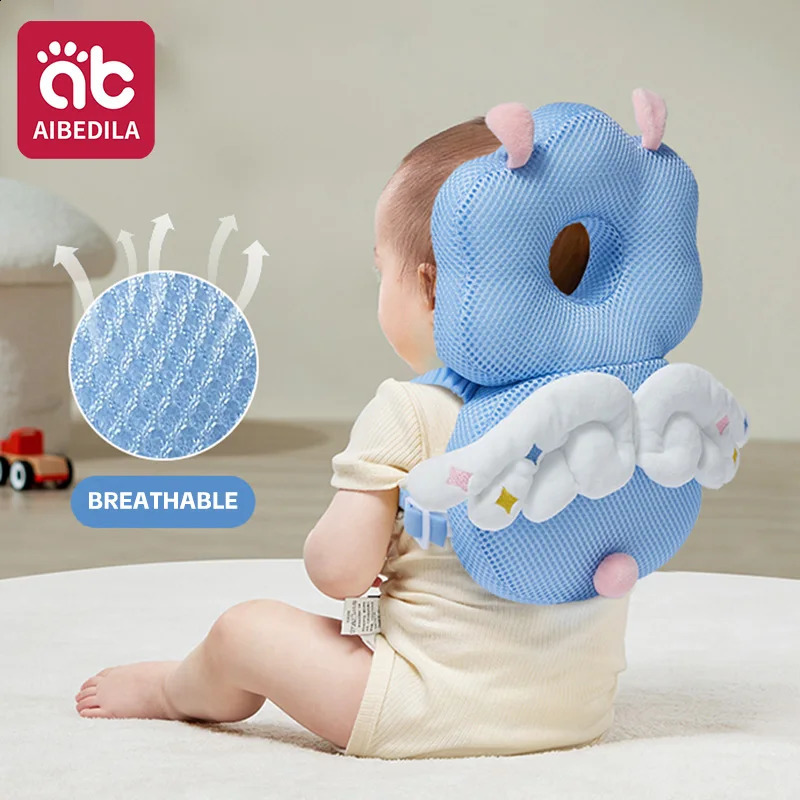AIBEDILA Toddler Baby Head Protector born Headrest Security Pillows Backpack Cartoon Kids Safe Learn to Walk Support Cushion 260920