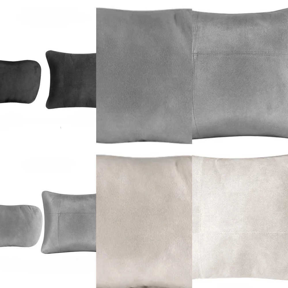 Covers Car Car Seat Headrests Fashion Automotive Interior Suede Fabric Memory Cotton High Elastic Soft Waist Cushions Auto Seat Neck Pillow J260919
