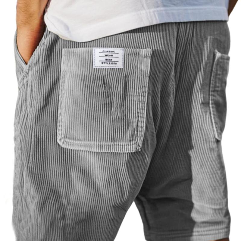 Designer Style Nouvelle Arrivée Haute Qualité Hommes Cordon Rayé Cordon Shorts D'été Casual Coupe Droite Longueur Au Genou Short De Plage S-5XL L