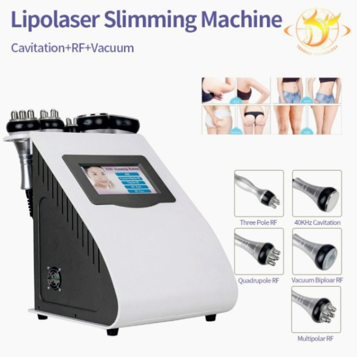 Slimming Machine 5In1 Effective Strong 40K Ultrasonic Cavitation Body Sculpting Slim Vacuum Rf Skin Firm Body Lift Red Photon Machines With Trolly26