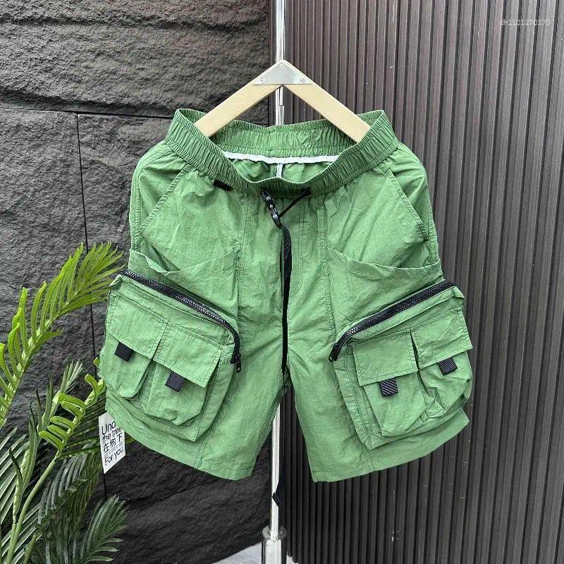 Sports Overalls 2026 Quick-drying Half Pants Multi-pocket Outdoor Functional Shorts Loose Breathable Hiking Short Men